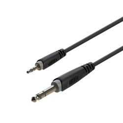 Roxtone RACC280L6 - kabel Jack 3.5" - Jack 6.3" Stereo 6m